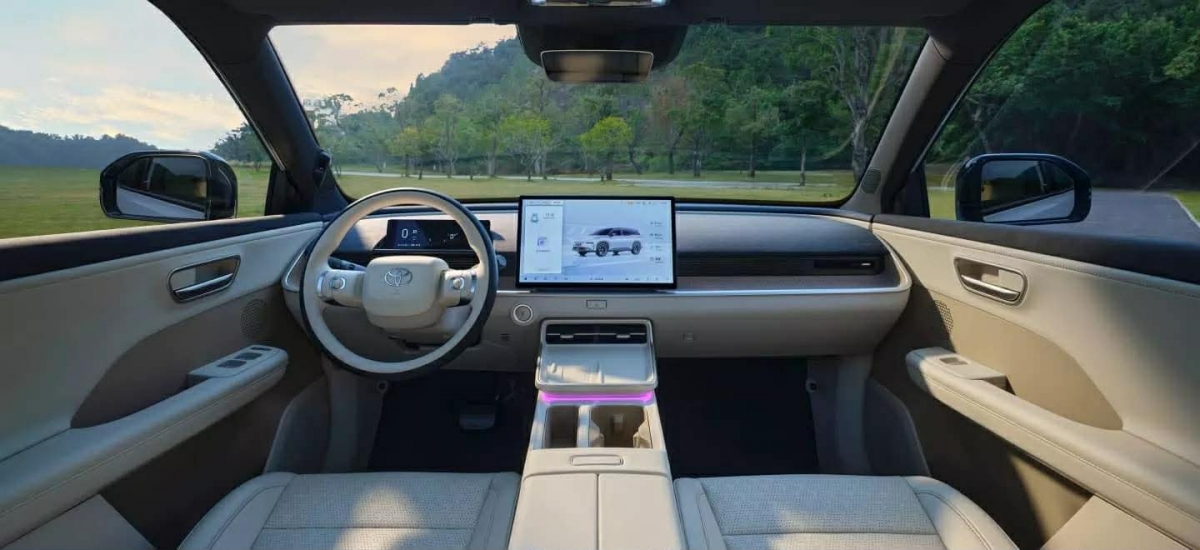 sedan dien toyota bz3 re nhu xe cu, chi tu 370 trieu dong hinh anh 3