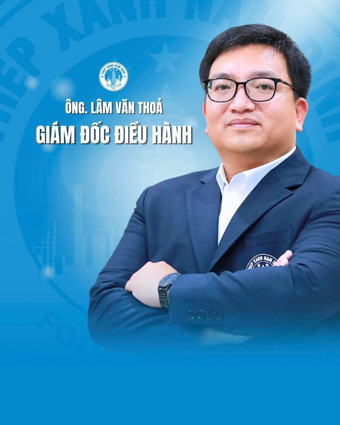 clb nam Dinh bo nhiem tan giam doc Dieu hanh truoc ngay dau hagl hinh anh 1