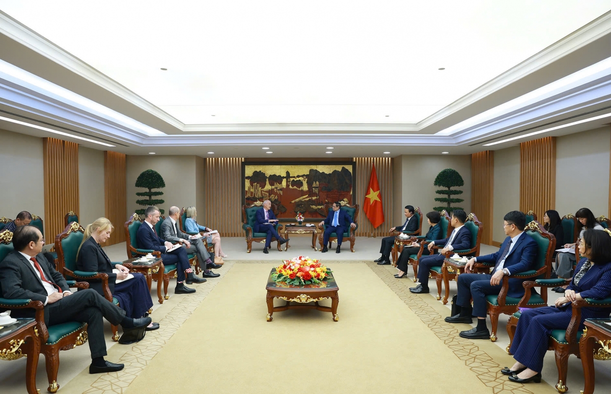 Thủ tướng Phạm Minh Chính tiếp Giám đốc Đại học RMIT