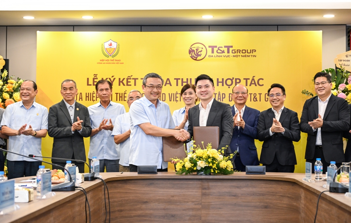 Hiệp hội Thể thao CAND Việt Nam và T&T Group ký kết Thỏa thuận nguyên tắc
