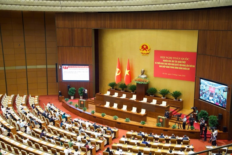 hoi nghi quan triet, trien khai nghi quyet hoi nghi trung uong lan thu 2, khoa xiv hinh anh 1