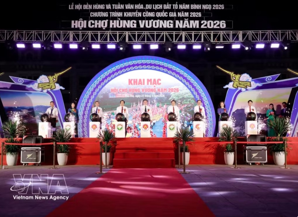 hung vuong fair 2026 opens, energising cultural tourism week in phu tho picture 1
