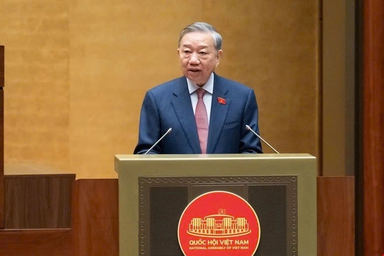 party general secretary to lam s address at first session of 16th national assembly picture 1