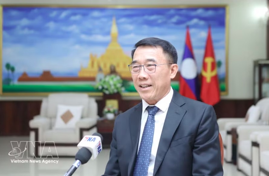 lao party, state attach importance to visit by cpv secretariat permanent member picture 1