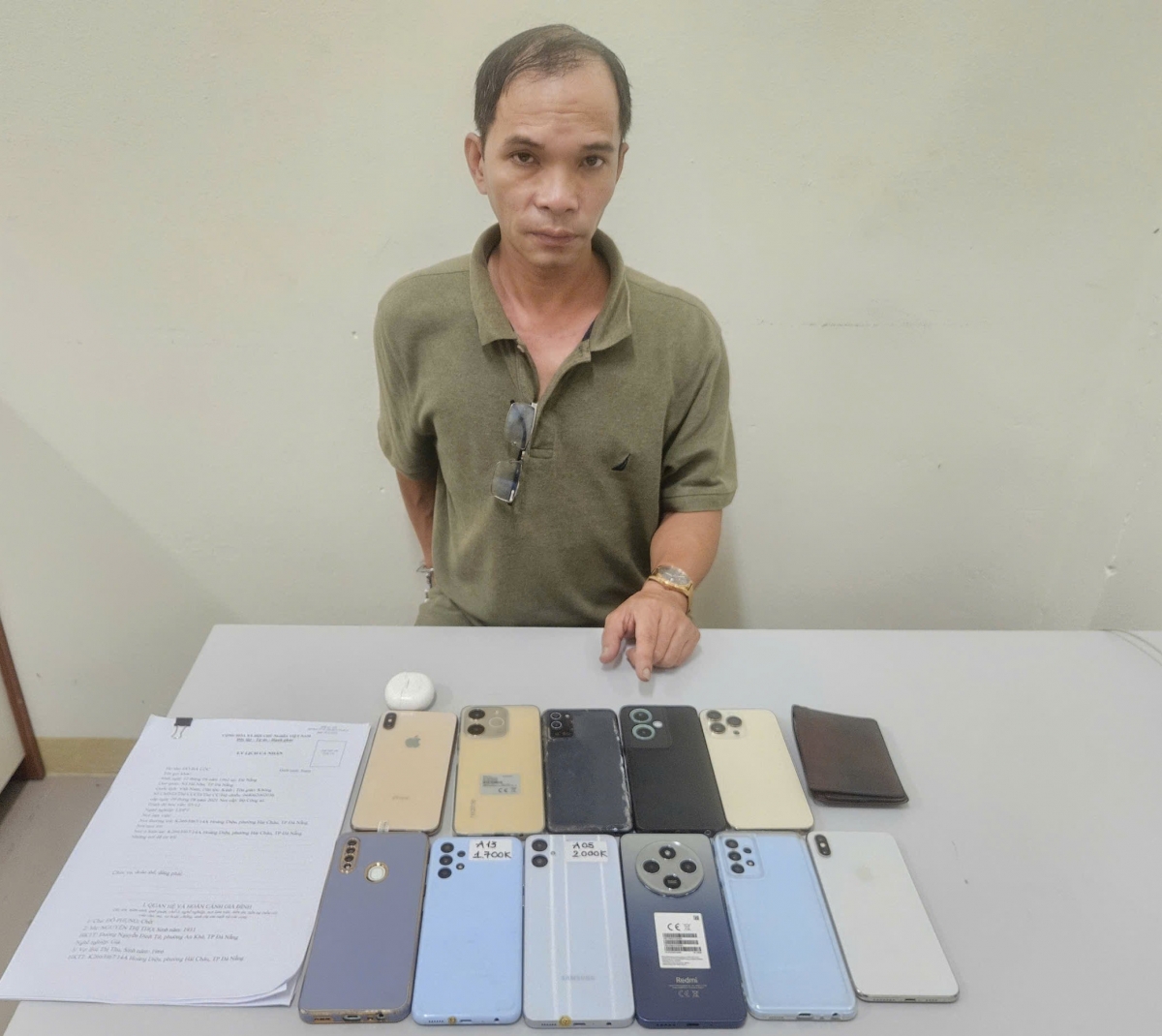 bat giu doi tuong co nhieu tien an gay ra 20 vu trom cap tai san tai cac benh vien hinh anh 1