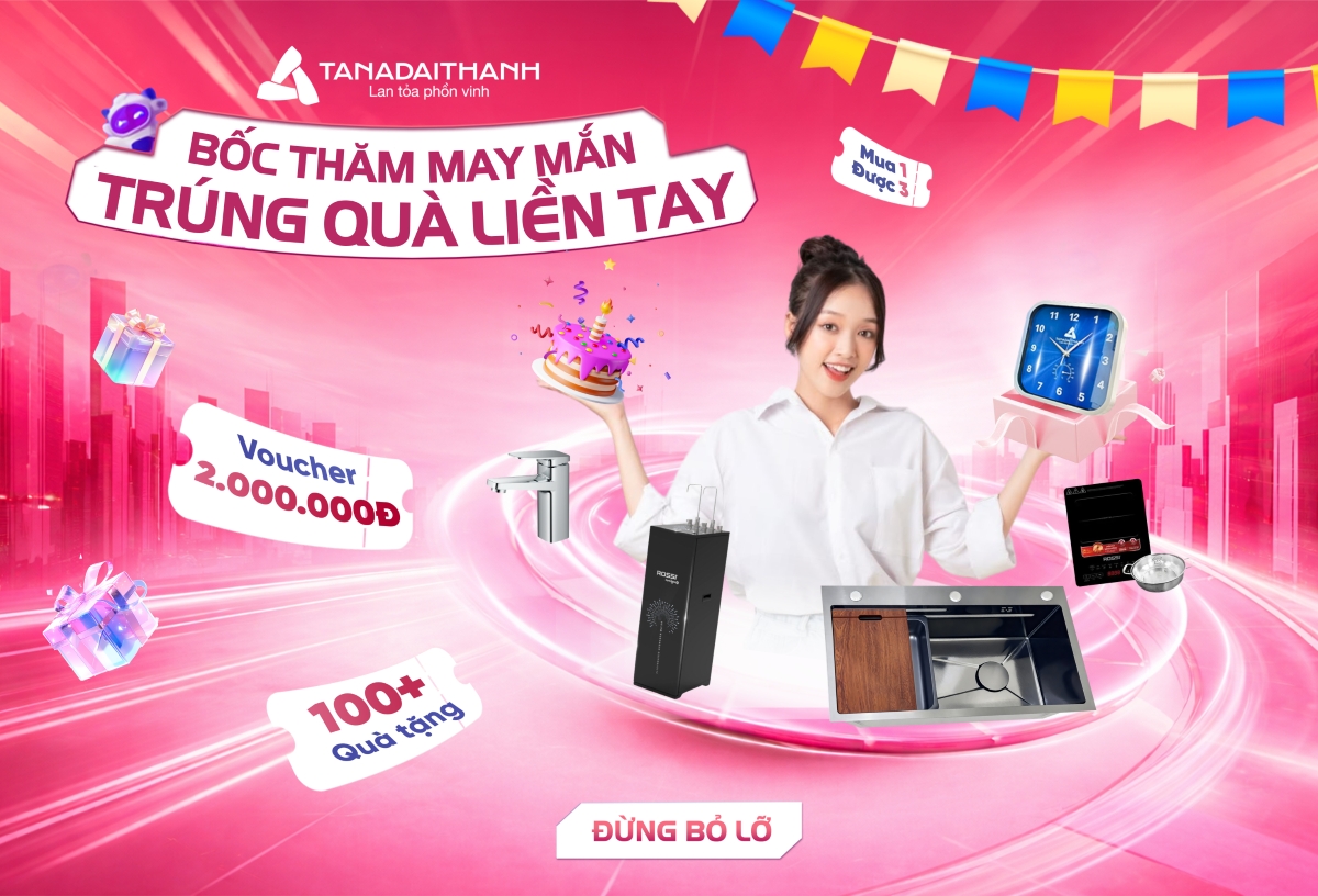 Có gì hấp dẫn trong Megalive mừng sinh nhật website Shop Tân Á Đại Thành?
