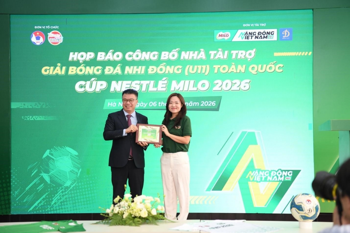 nestle milo tiep tuc dong hanh cung giai bong da nhi dong u11 toan quoc 2026 hinh anh 2