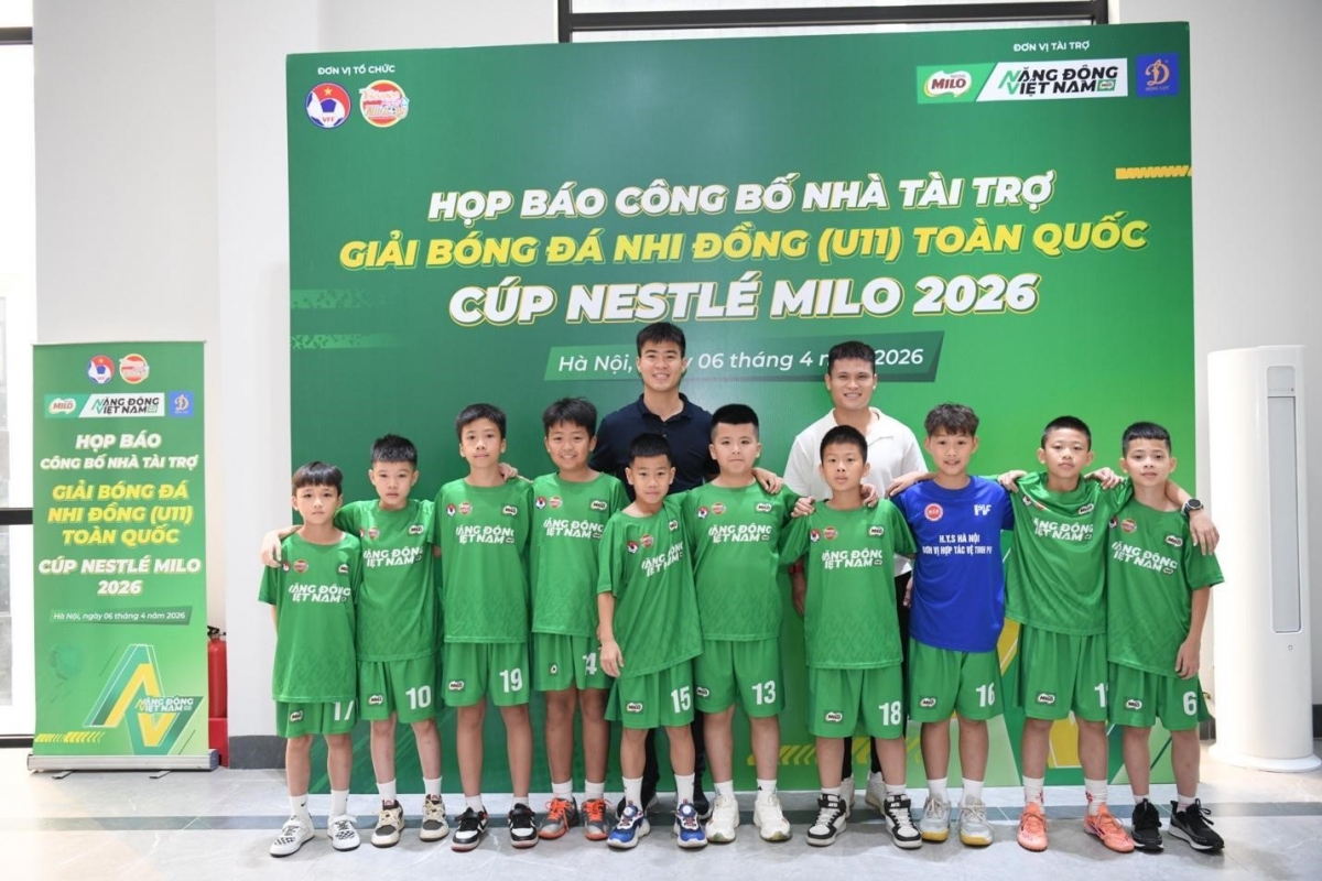 nestle milo tiep tuc dong hanh cung giai bong da nhi dong u11 toan quoc 2026 hinh anh 3