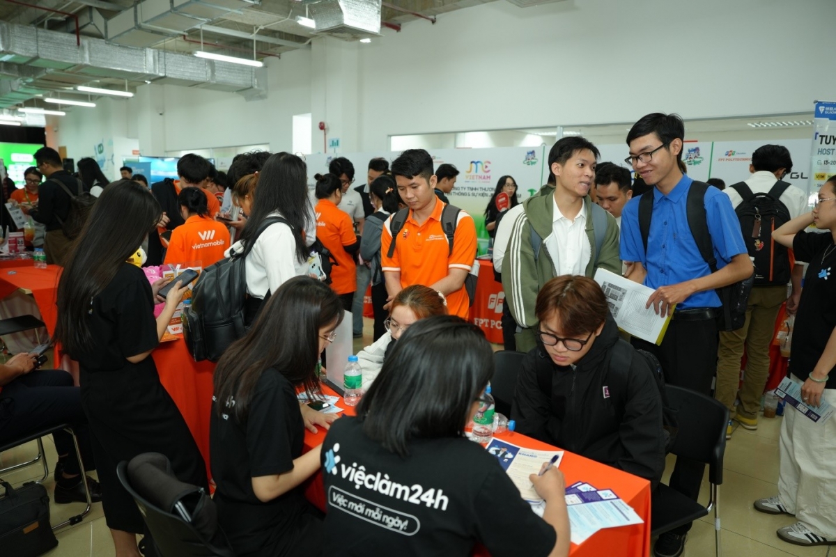 job fair 2026 be phong lap nghiep cho sinh vien, thanh nien hinh anh 4