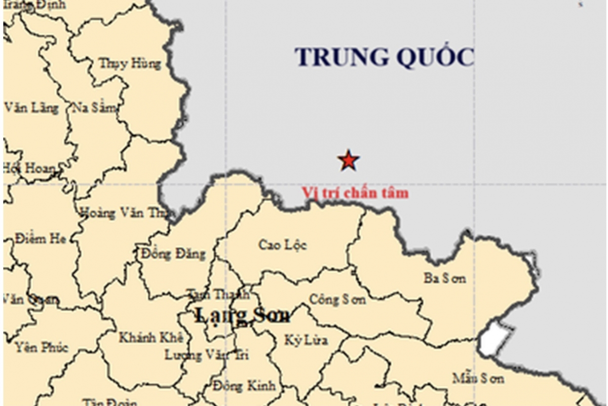 Dong dat o quang tay - trung quoc, nguoi dan lang son cam nhan thay rung lac hinh anh 1