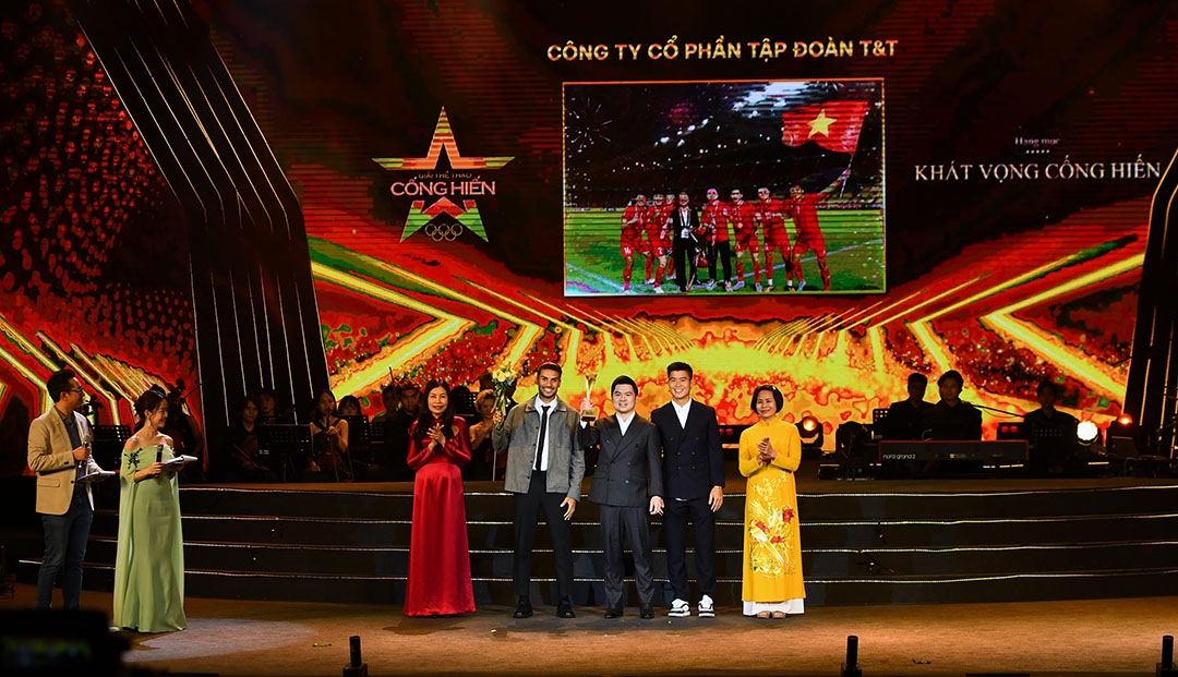t t group duoc vinh danh o giai cong hien 2026 hang muc the thao hinh anh 1