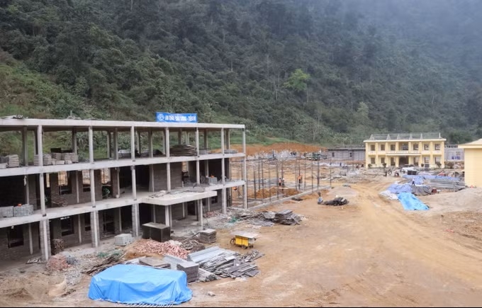 tuyen quang day nhanh tien do thi cong cac du an truong hoc, y te, van hoa hinh anh 1