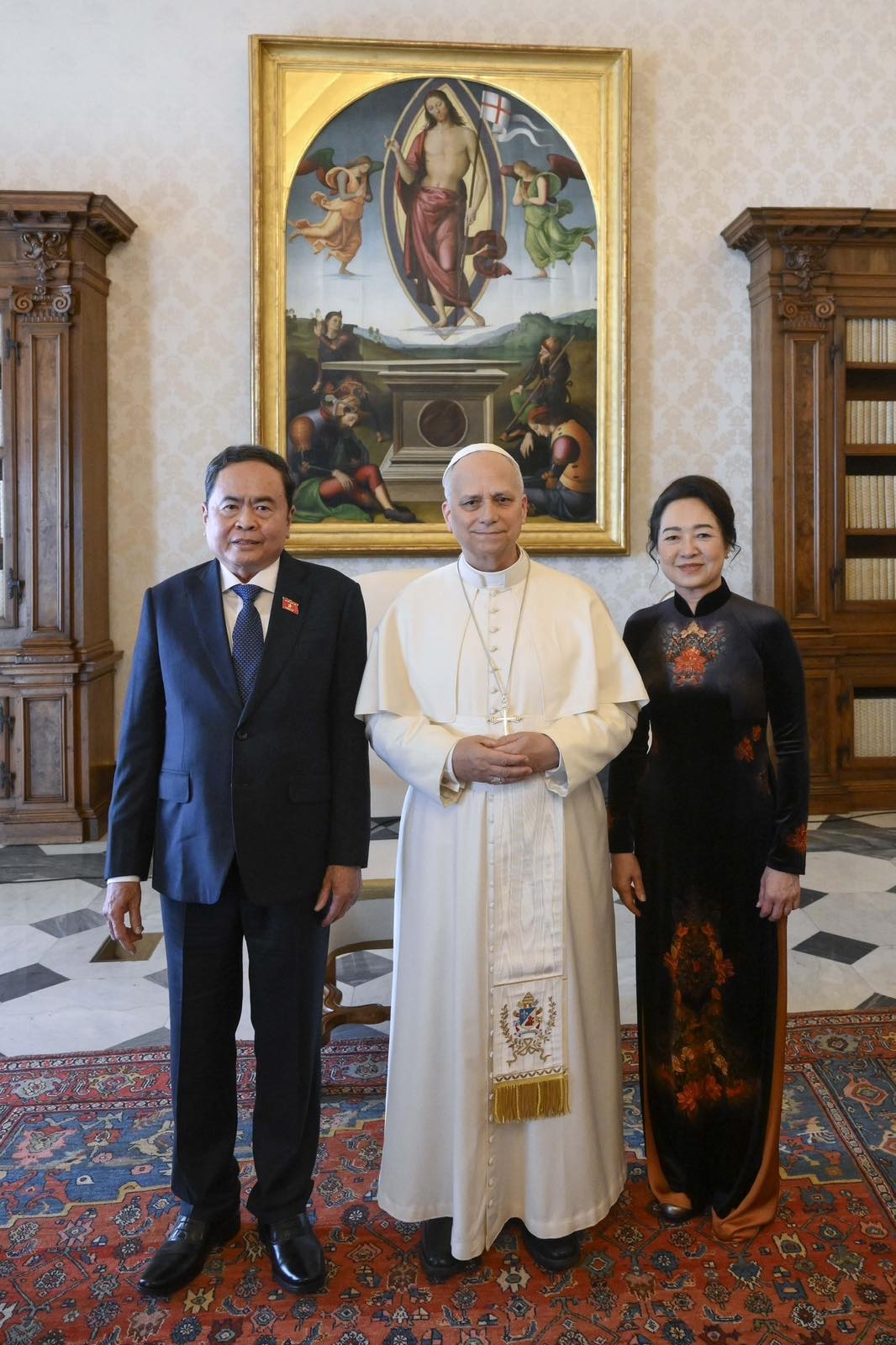 chu tich quoc hoi tran thanh man hoi kien giao hoang toa thanh vatican leo xiv hinh anh 3