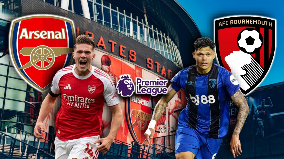 Dự đoán kết quả và đội hình ra sân trận Arsenal vs Bournemouth