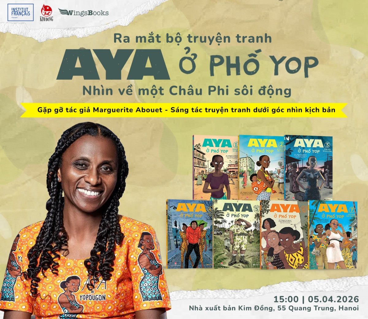 mot chau phi soi dong trong bo truyen tranh aya o pho yop hinh anh 2