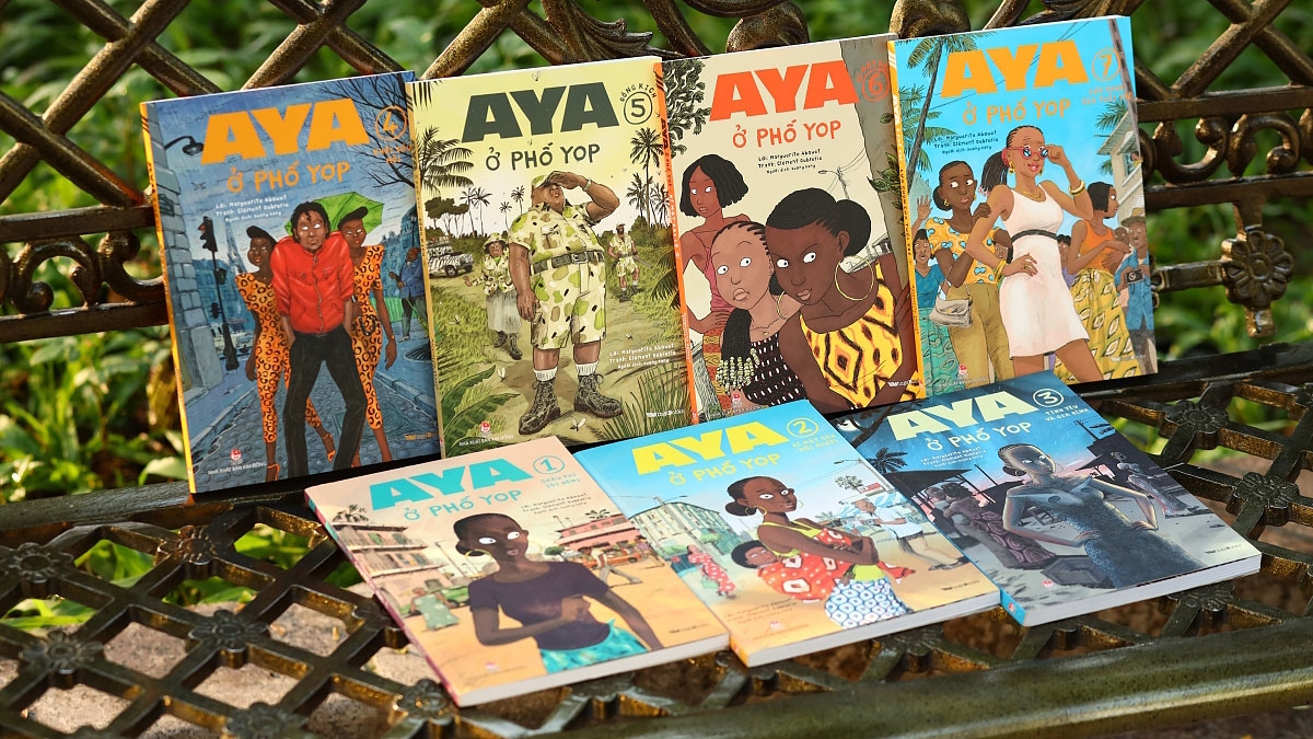 mot chau phi soi dong trong bo truyen tranh aya o pho yop hinh anh 1