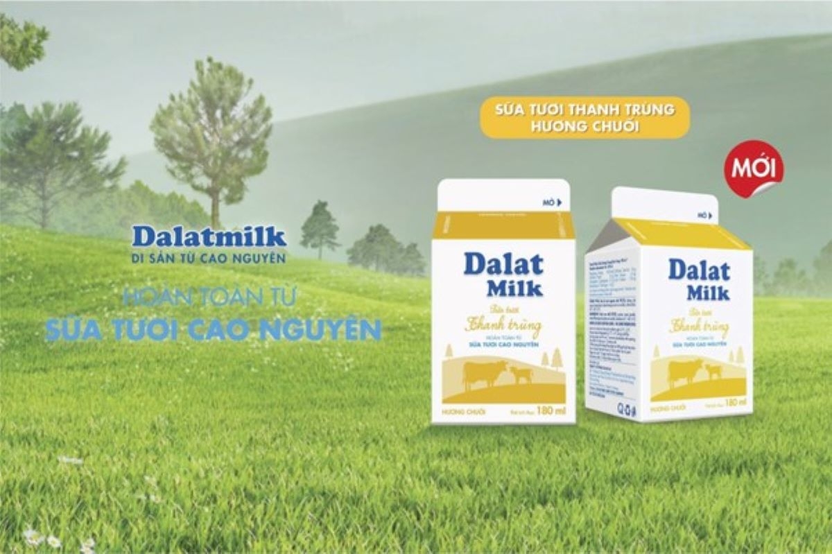 dalatmilk ra mat sua tuoi thanh trung huong chuoi hinh anh 3