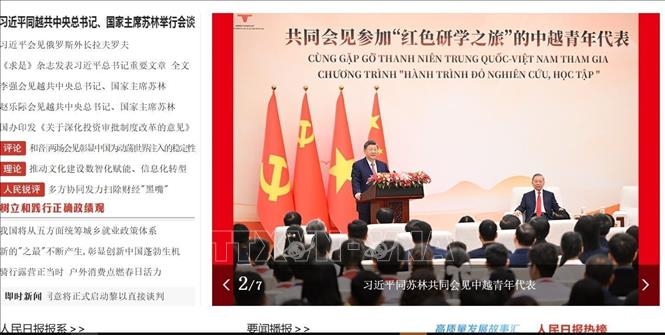 truyen thong trung quoc dua tin dam net ve chuyen tham cua tong bi thu, chu tich nuoc to lam hinh anh 3