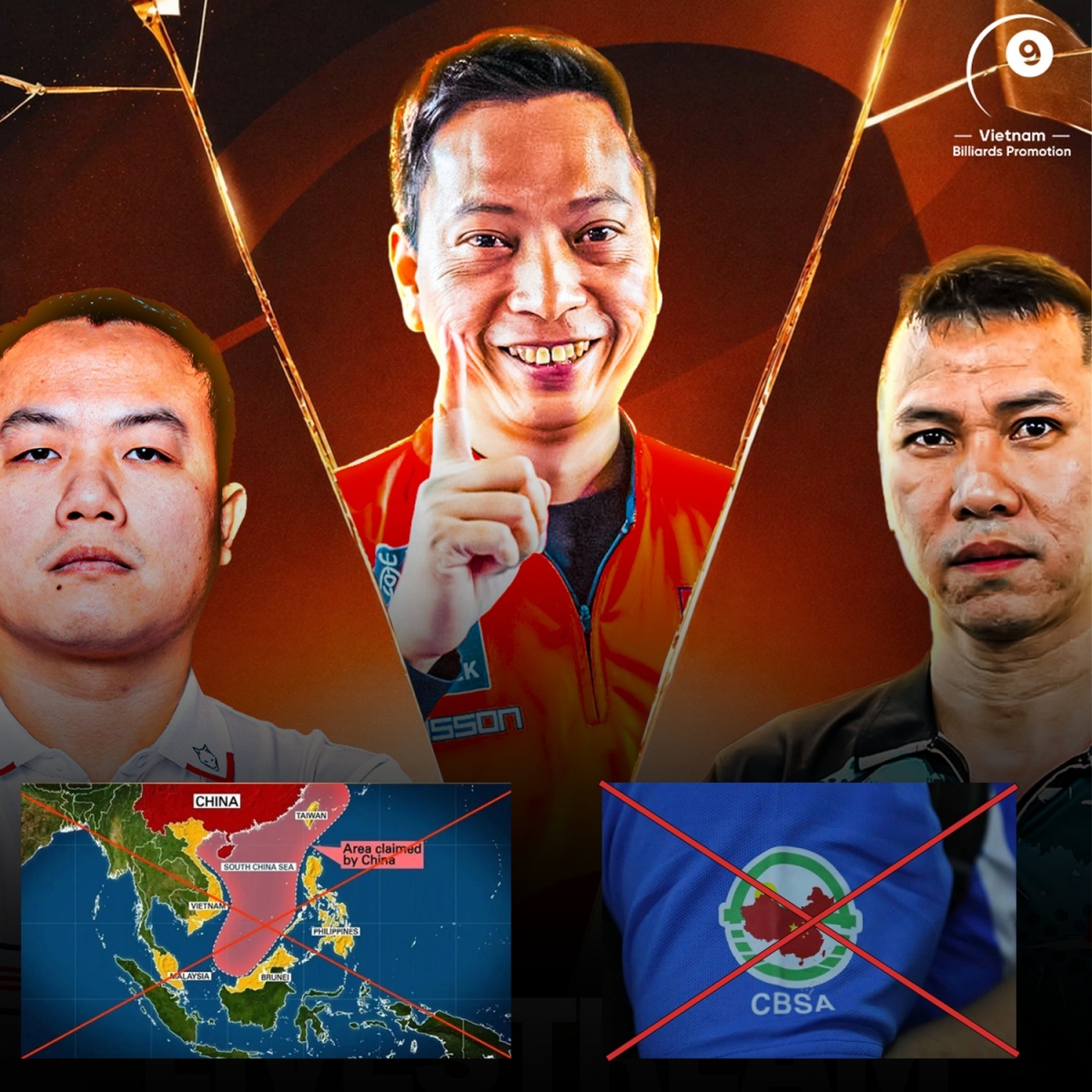 3 vDv viet nam bo giai billiards o trung quoc vi duong luoi bo hinh anh 1