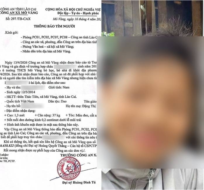 vu nam sinh lop 6 mat tich roi phat hien tu vong tam giu hinh su nguoi bo hinh anh 1