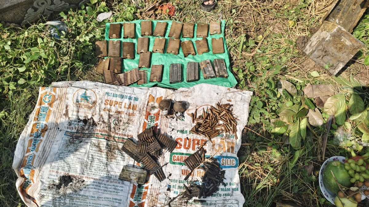phat hien, thu gom 2 luu dan va hon 600 vien dan nguy hiem o vinh long hinh anh 4