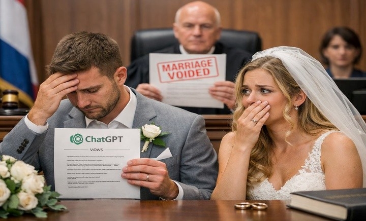 dung loi the nguyen do chatgpt soan trong dam cuoi, cap doi bi toa an phan huy hon hinh anh 1