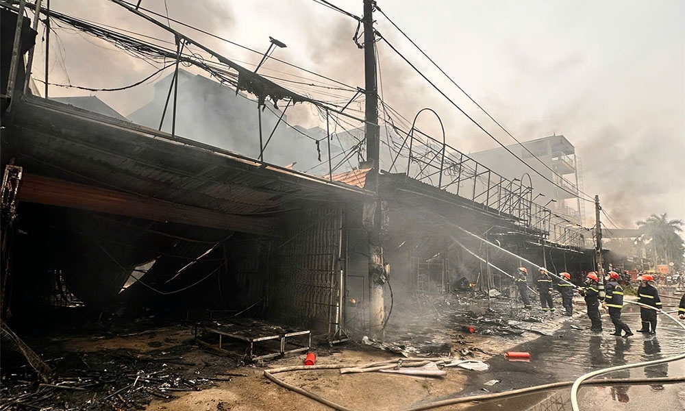 chay lon thieu rui 7 ki ot kinh doanh o phuong thuan thanh, bac ninh hinh anh 1