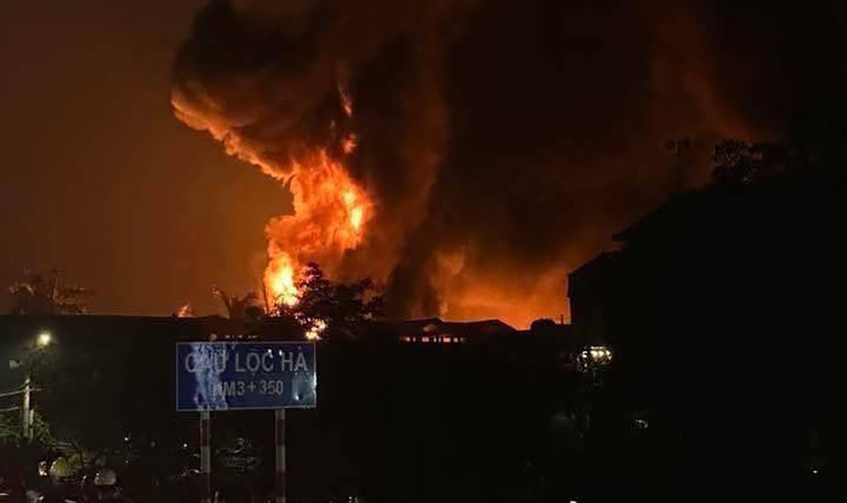 cong an ha noi thong tin chinh thuc vu chay bai chua dau thai o xa Dong anh hinh anh 6