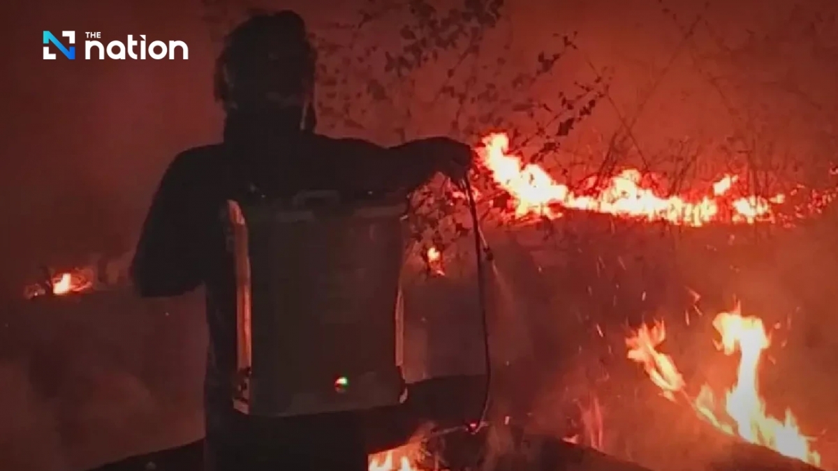 thai lan ban bo tinh trang thien tai khan cap tai mien bac do chay rung va bui min hinh anh 1