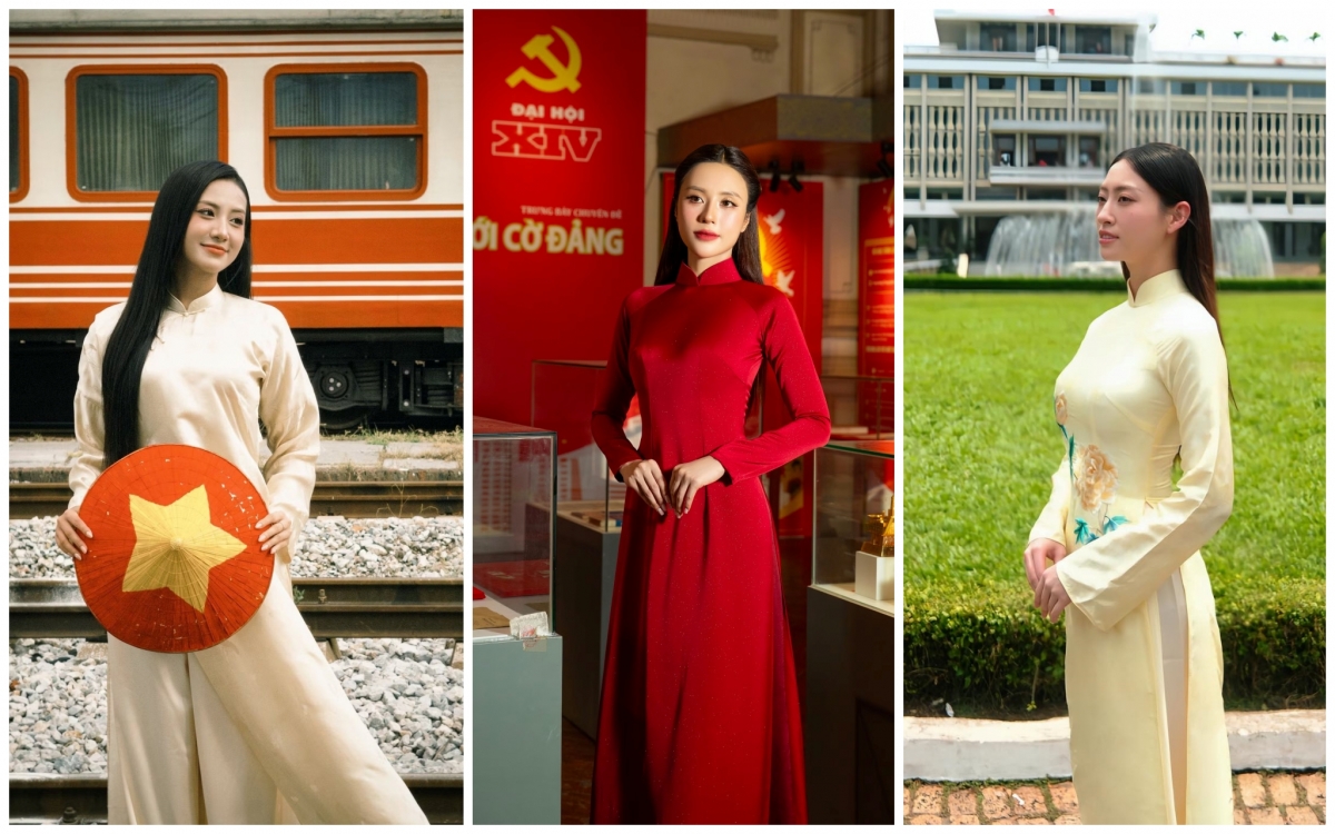 Sao Việt 30/4: Dàn người đẹp diện áo dài kỷ niệm ngày Giải phóng miền Nam