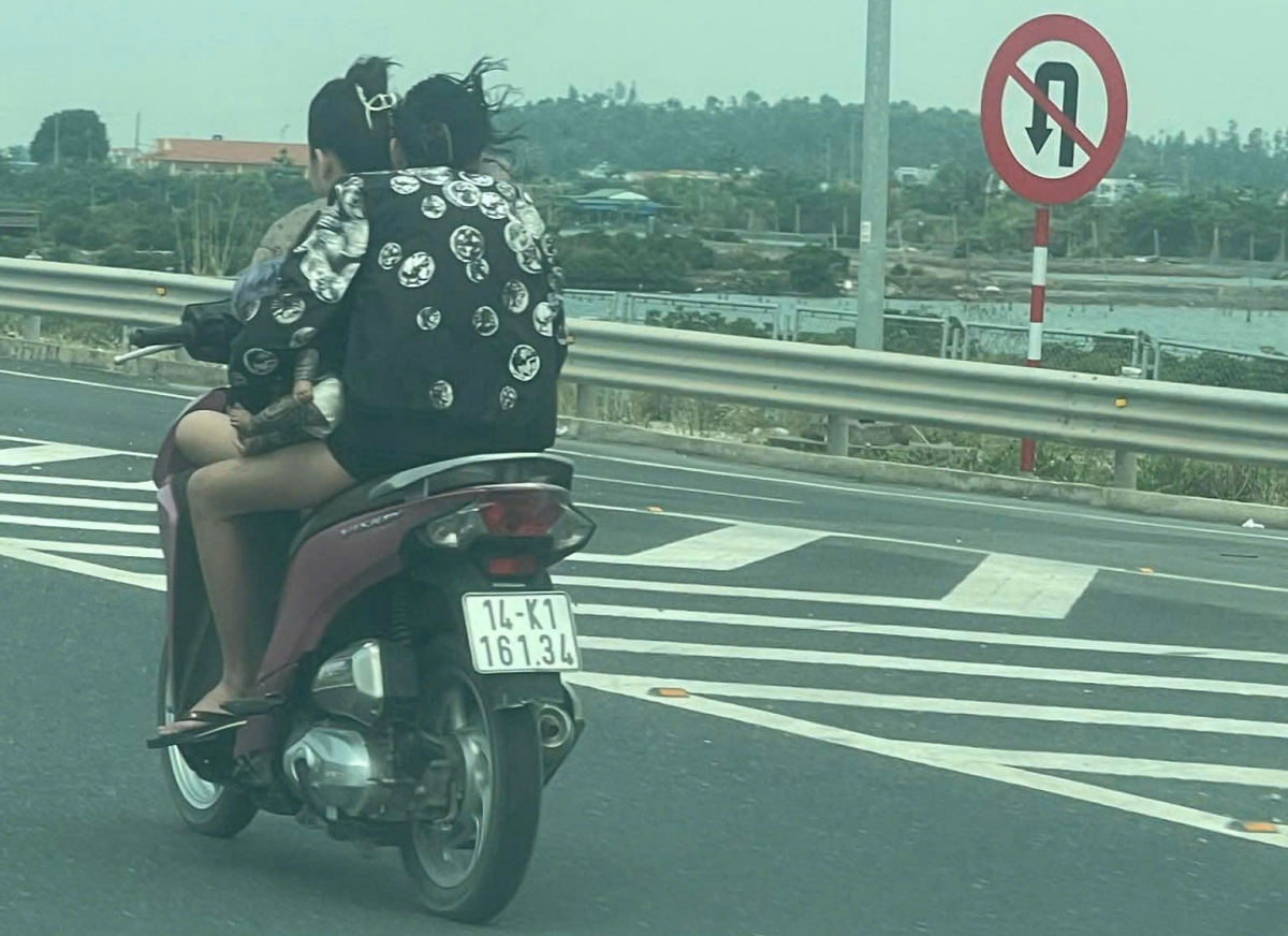 danh tinh nguoi phi xe may nguoc chieu tren cao toc o quang ninh hinh anh 1