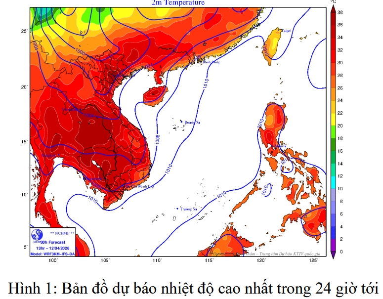 nang nong dac biet gay gat, mien trung nhieu noi vuot 40 c hinh anh 2