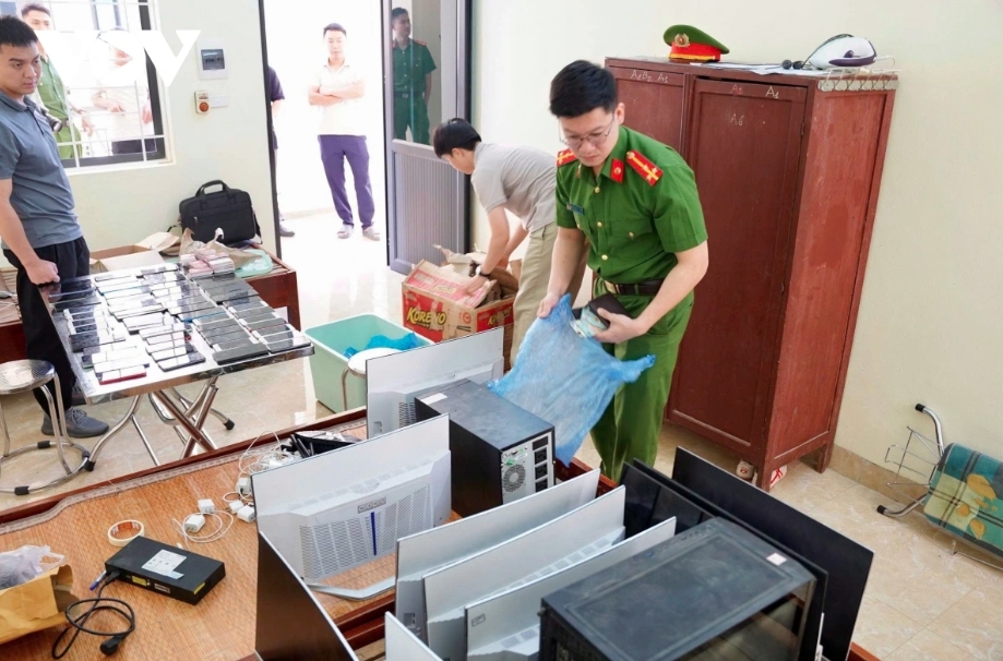 dien bien busts transnational cyber fraud ring targeting over 5,000 victims picture 1