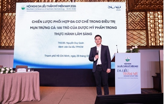 Trioderma - Dược mỹ phẩm Việt báo cáo nghiên cứu lâm sàng tại SCAD 2026