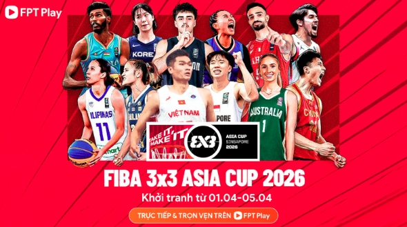 lich thi dau fiba 3x3 asia cup 2026 tren fpt play hinh anh 1