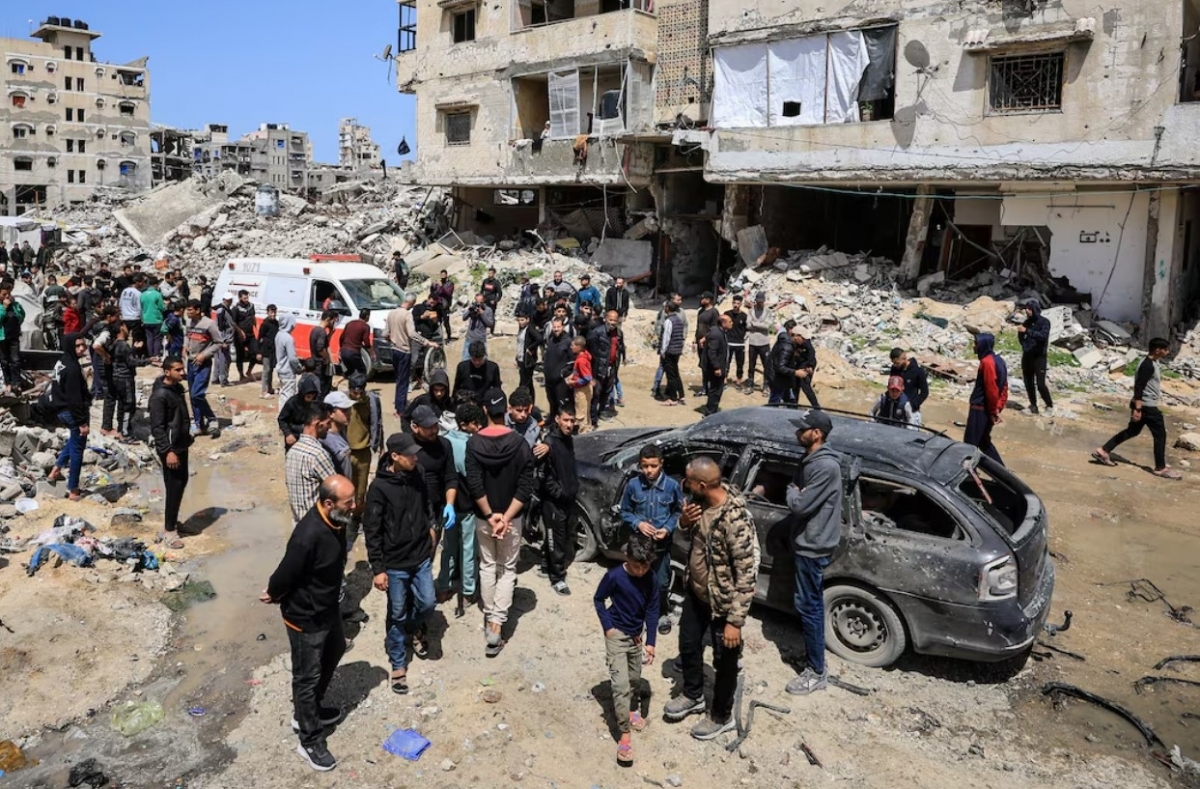 cac cuoc khong kich cua israel khien 9 nguoi thiet mang o gaza hinh anh 1