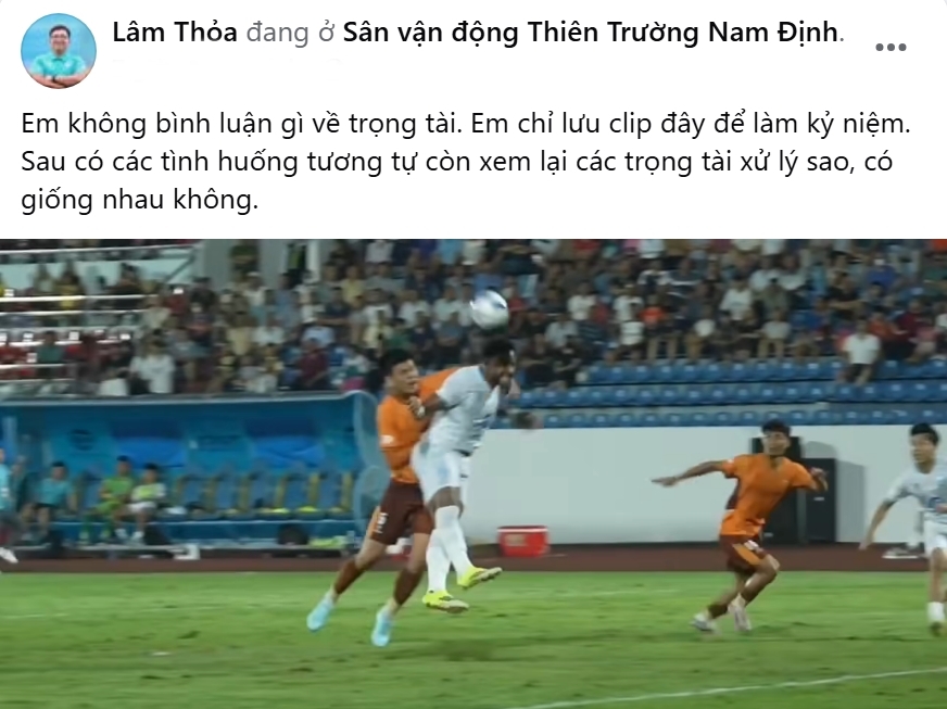 tan gDDh nam Dinh noi gi ve pha bong xuan son doi phat den bat thanh hinh anh 1