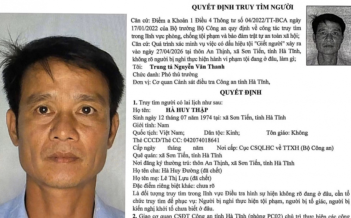 truy tim nghi pham lien quan vu nguoi phu nu tu vong tai ha tinh hinh anh 1