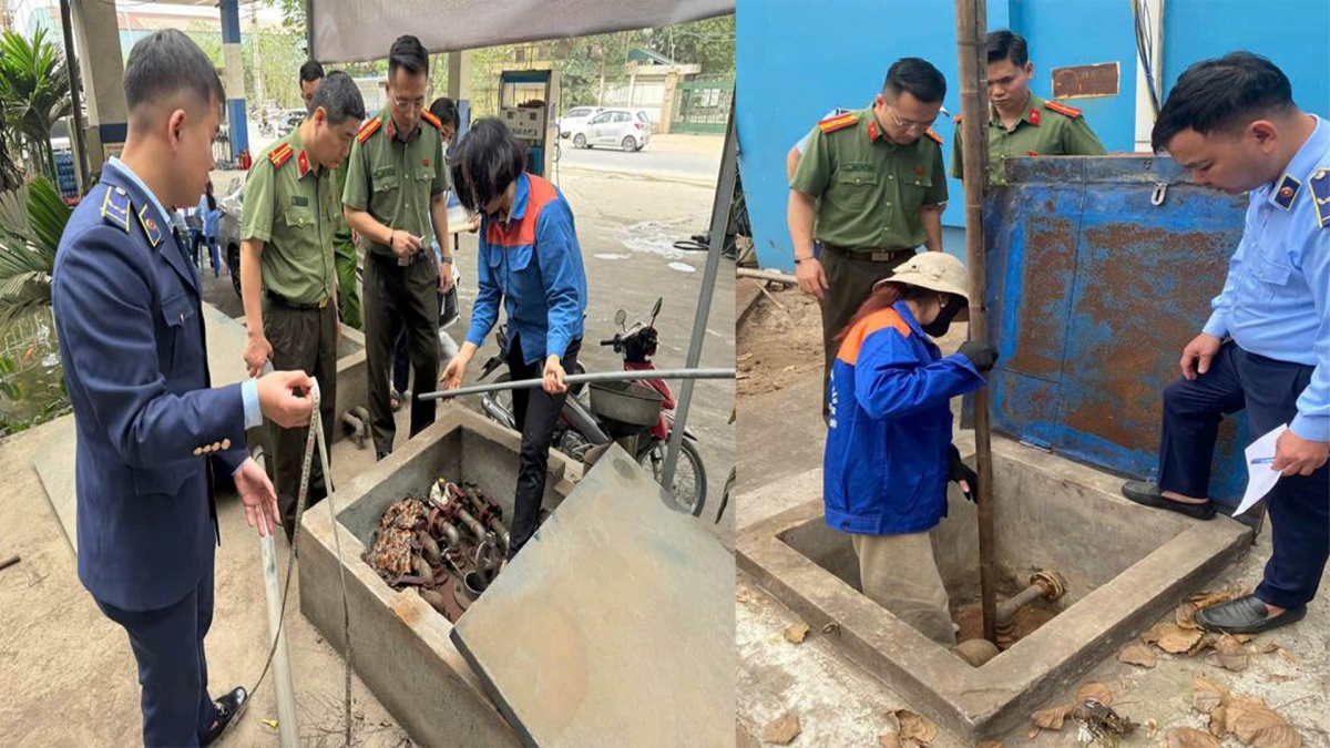 kiem tra gat xang dau o ha noi lo loat cua hang ban cam chung hinh anh 2