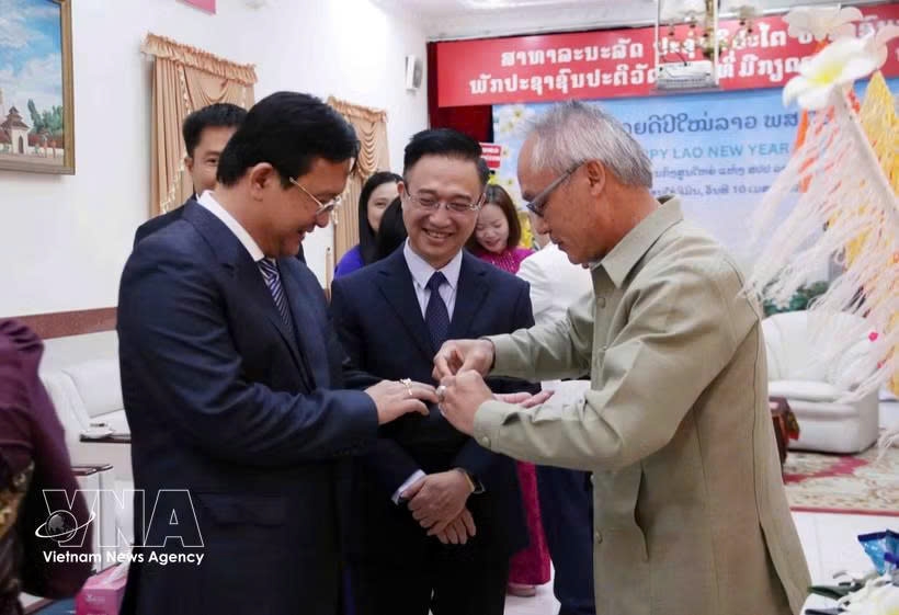 ho chi minh city leader extends traditional new year greetings to laos picture 1