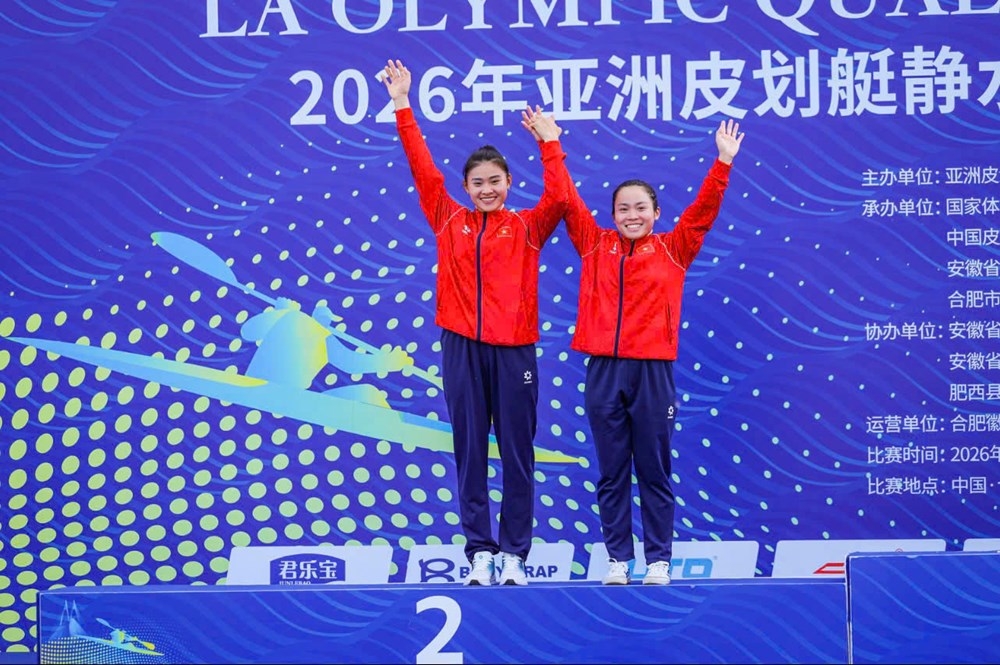 ket qua giai vo dich canoeing chau A 2026 viet nam lap cot moc lich su hinh anh 1