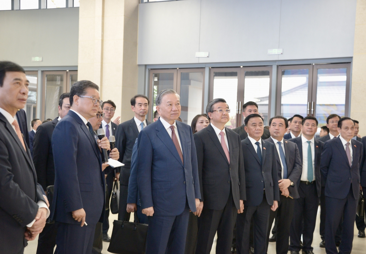 Tổng Bí thư, Chủ tịch nước Tô Lâm thăm khu mới Hùng An, tỉnh Hà Bắc, Trung Quốc