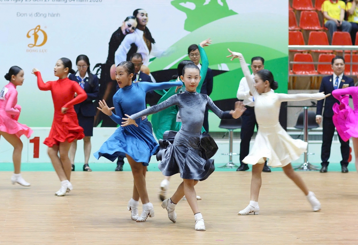 Khai mạc Giải Khiêu vũ thể thao quốc gia 2026 tại Điện Biên