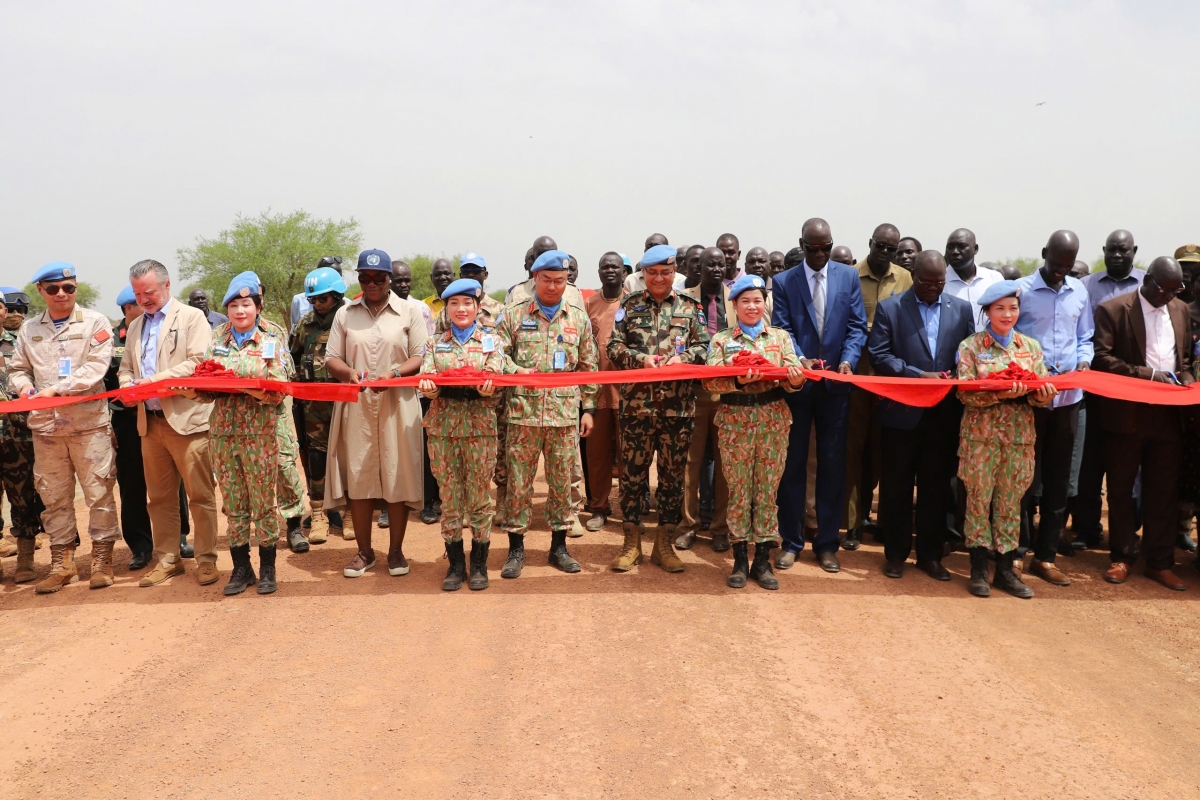 ky tich 85 ngay cua cong binh viet nam voi tuyen duong chien luoc tai abyei hinh anh 1