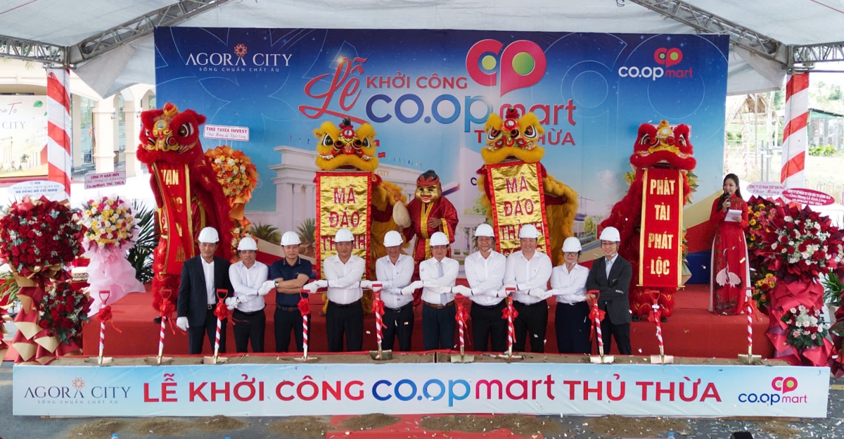 saigon co.op khoi cong co.opmart thu thua, mo rong mang luoi ban le tai tay ninh hinh anh 1