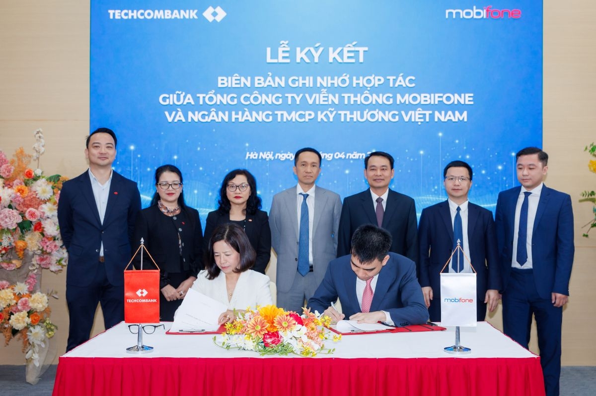 Mobifone & Techcombank hợp tác, kiến tạo hệ sinh thái tài chính - công nghệ số