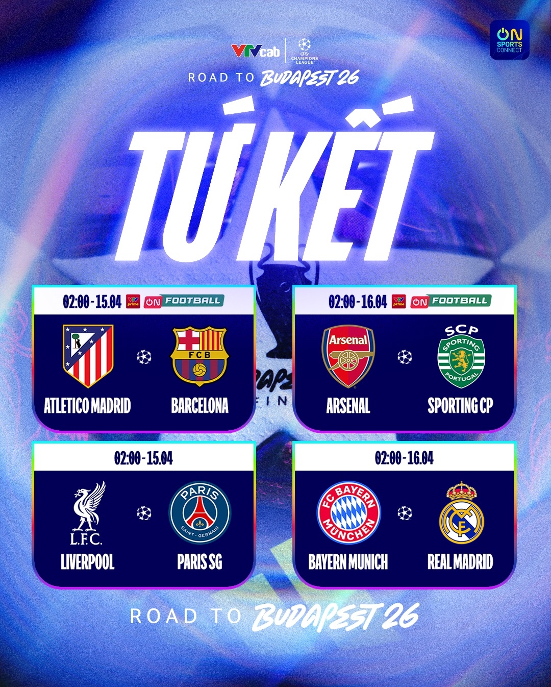 lich thi dau luot ve tu ket cup c1 chau Au 25 26 kich hay o phia truoc hinh anh 1