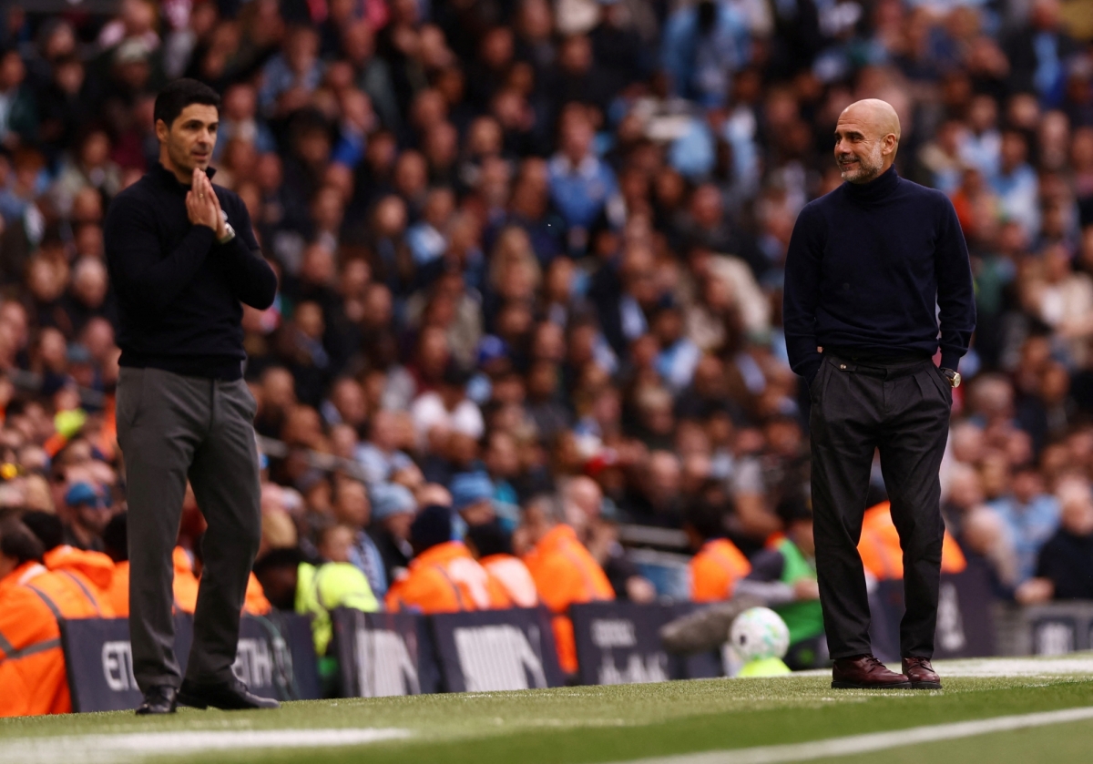 loat bieu cam kho do cua mikel arteta trong ngay arsenal thua man city hinh anh 5