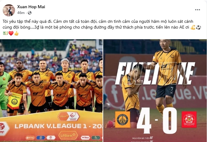 hlv mai xuan hop noi loi gan ruot sau khi thanh hoa thang tung bung ca tp.hcm hinh anh 2