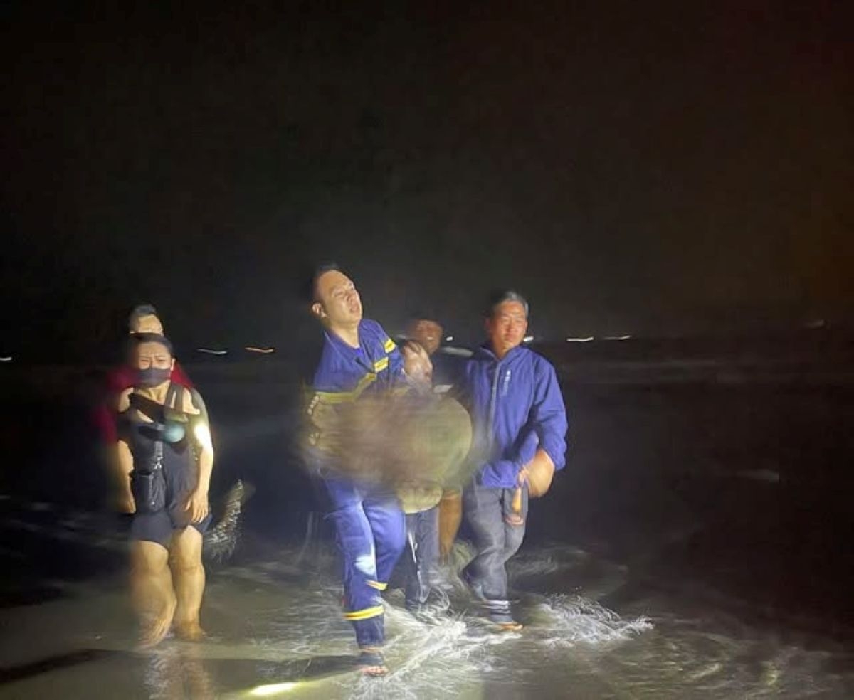 tim thay thi the 1 chau be trong vu 2 chau mat tich khi tam bien hinh anh 1